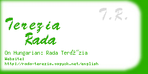 terezia rada business card